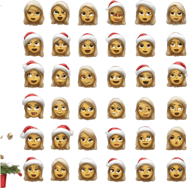 mariah carey christmas emoji