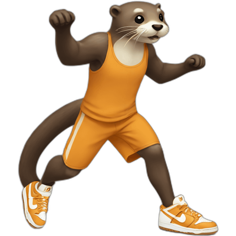 otter in nike dunks emoji