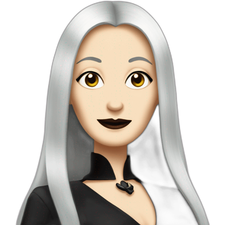 Morticia Adams emoji