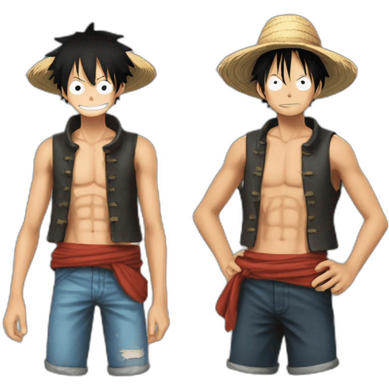 Luffy et ace emoji