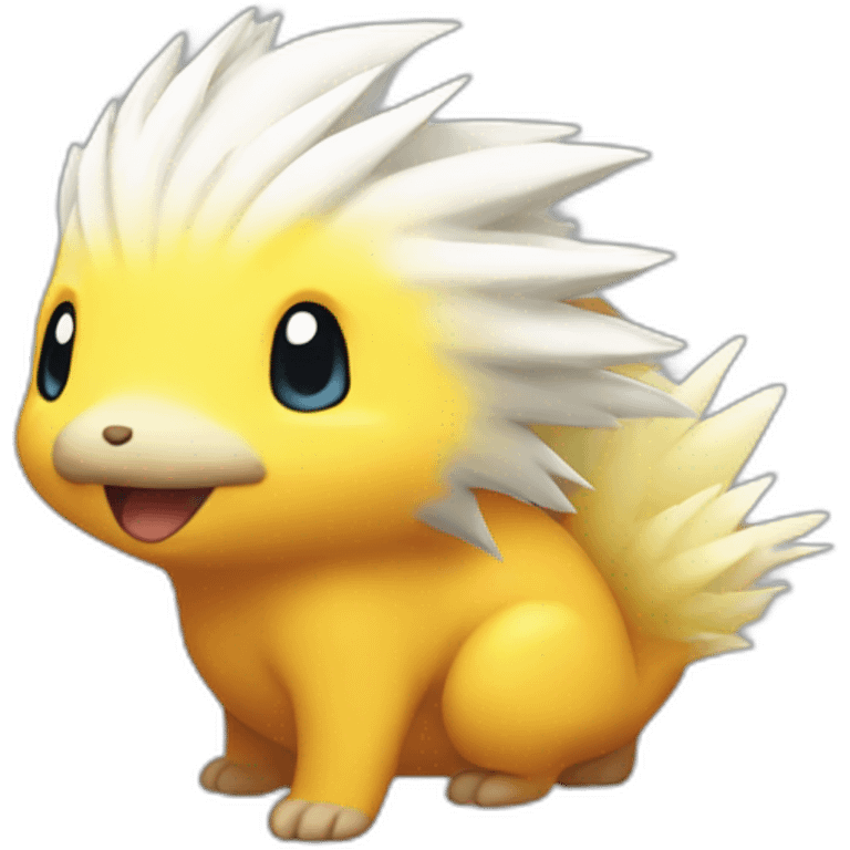 cyndaquil with white hair emoji