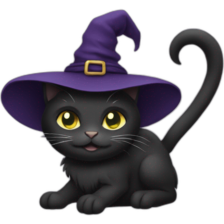 witch cat emoji