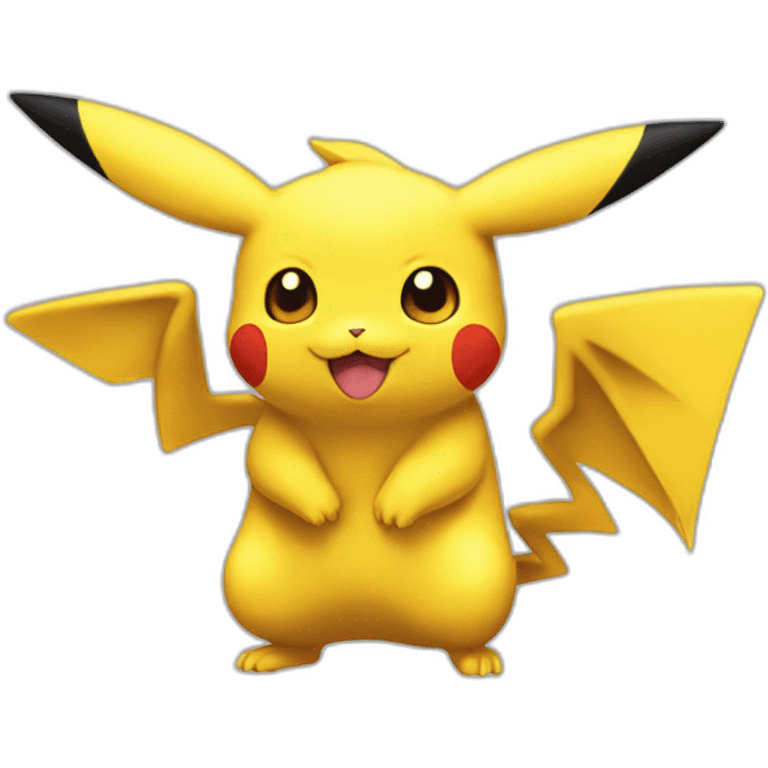 Pikatchu amoureux de dracofeu emoji