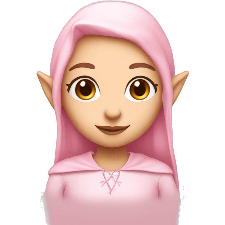 Light pink elf girl emoji