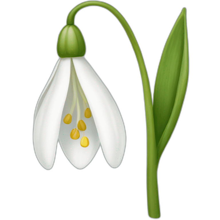 snowdrop emoji