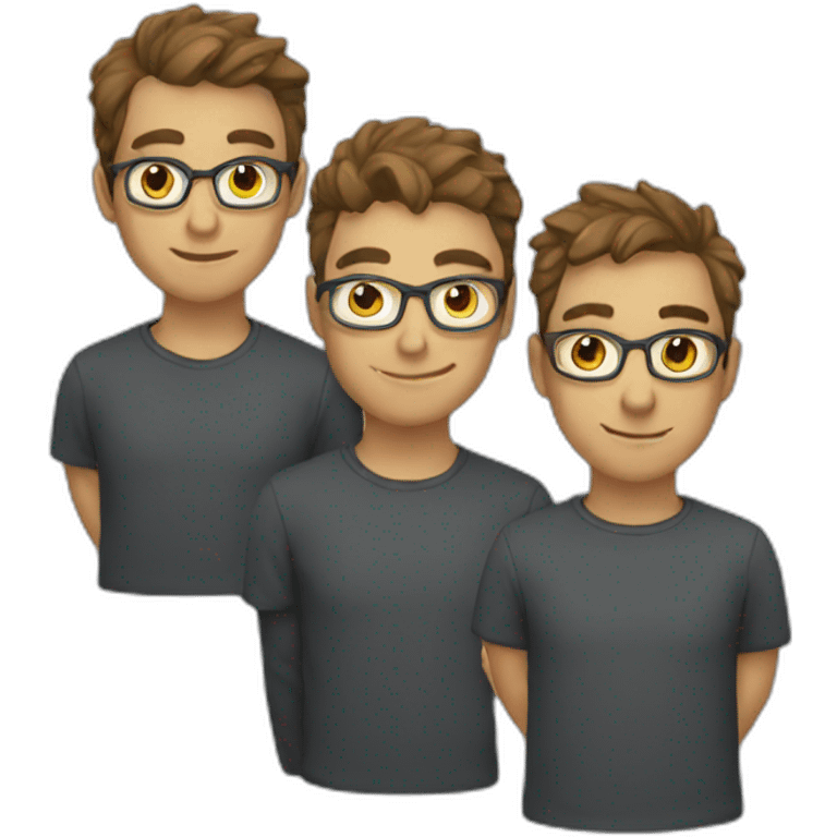 dev team of 3 emoji