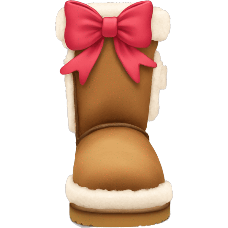 Uggs with bow emoji