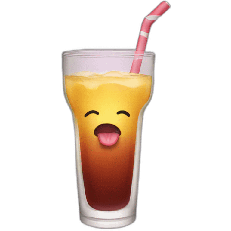 drink tongue emoji