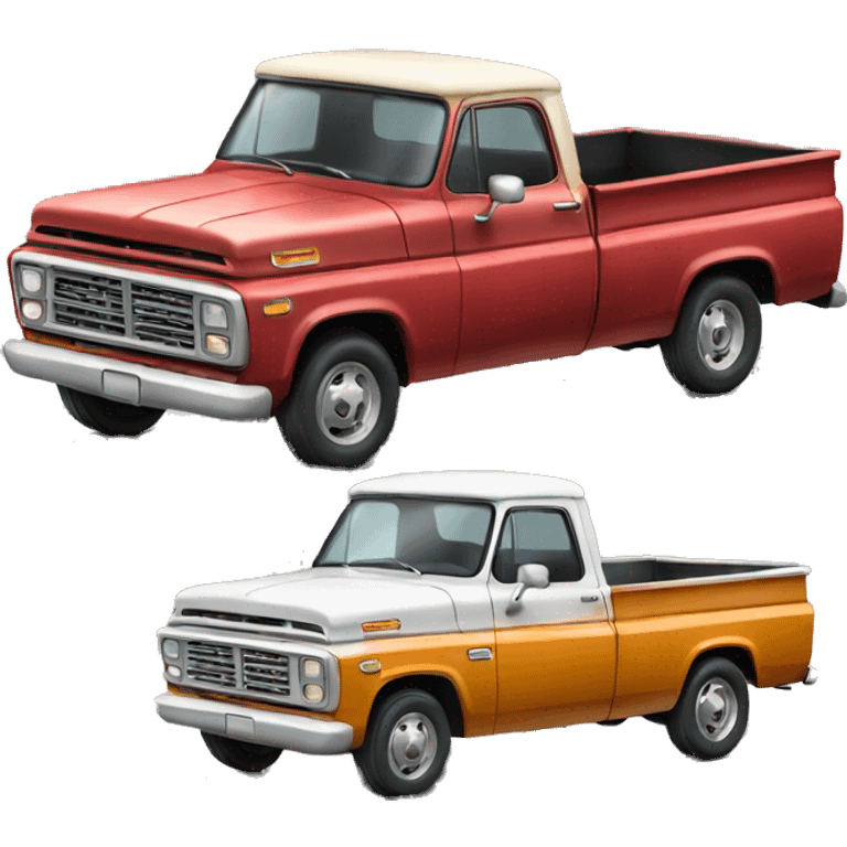 Old pickup truck emoji