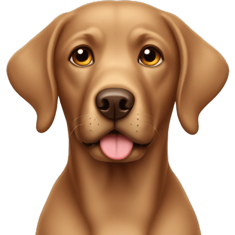 Brown Labrador  emoji