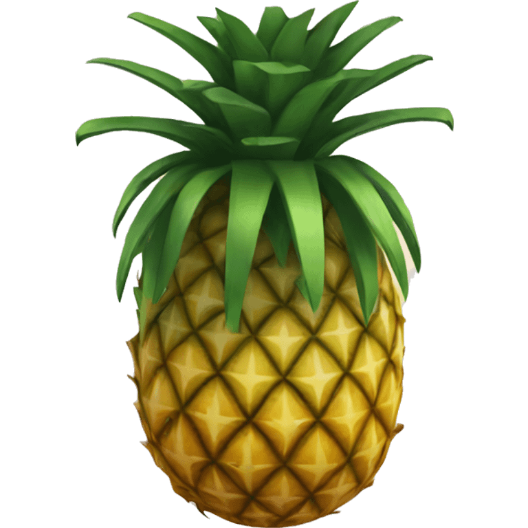 Upside down pineapple emoji