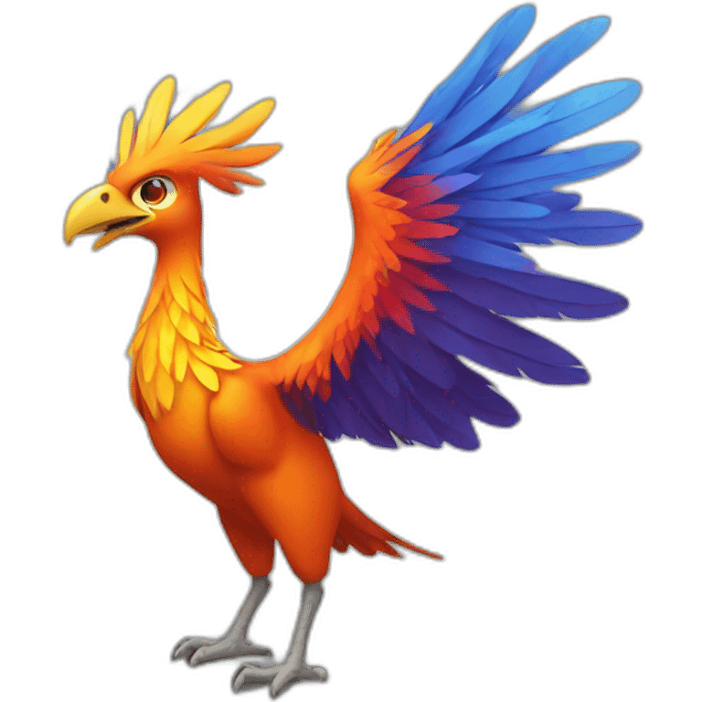 Phoenix Bird Full Body emoji