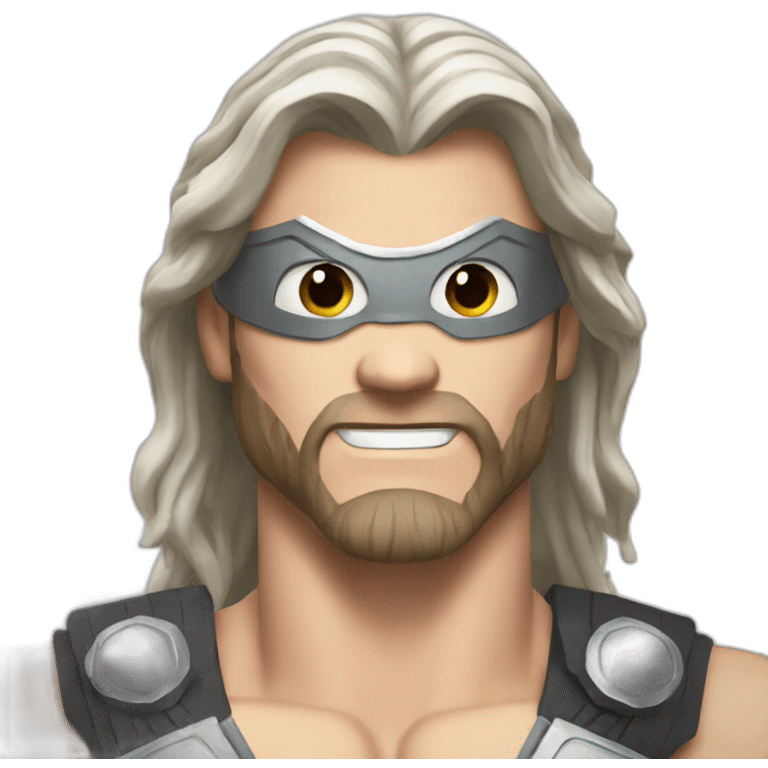 Thor sur spider man emoji