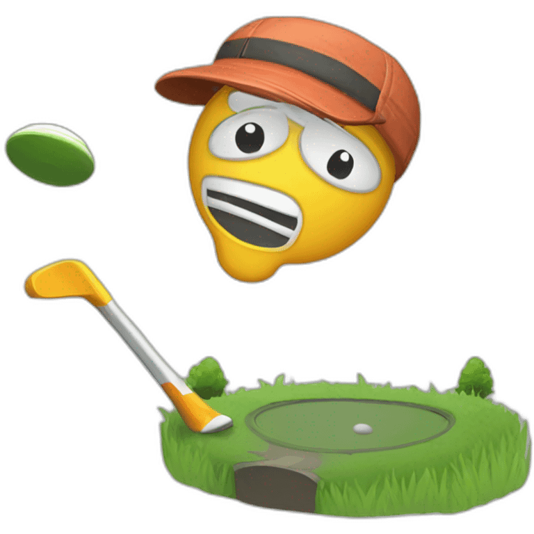 Disc golf emoji