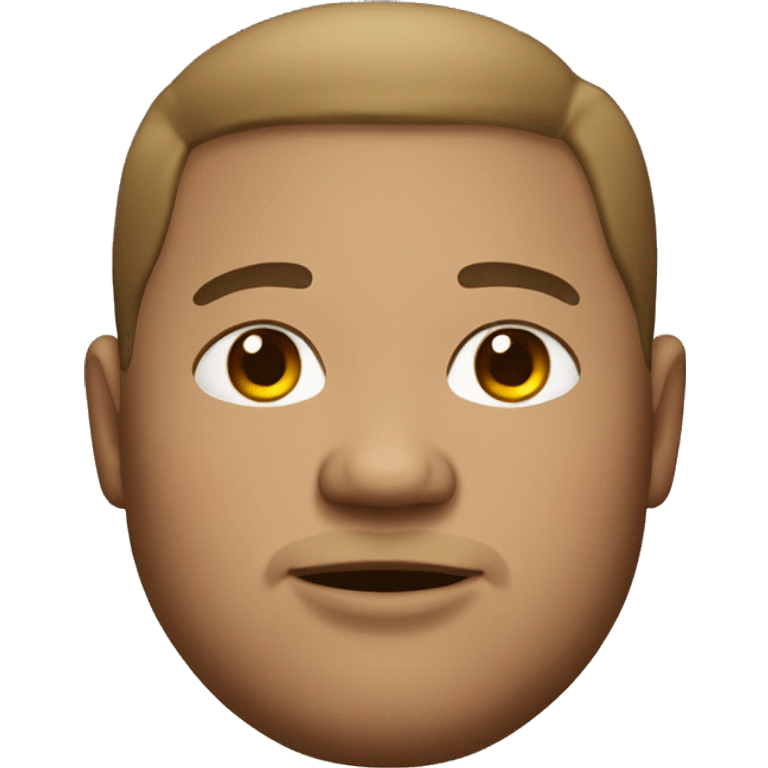 Fat light skin man  emoji