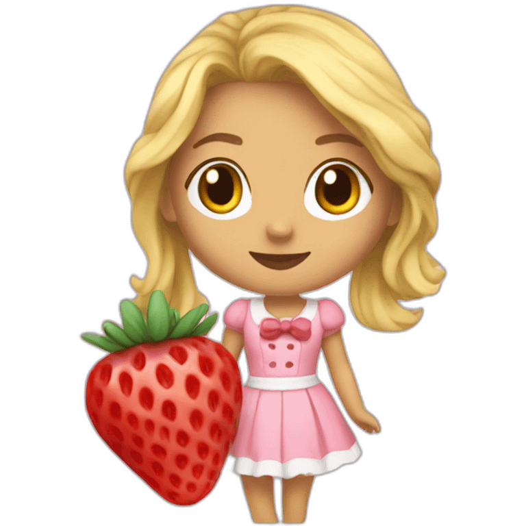 Charlotte aux fraises emoji