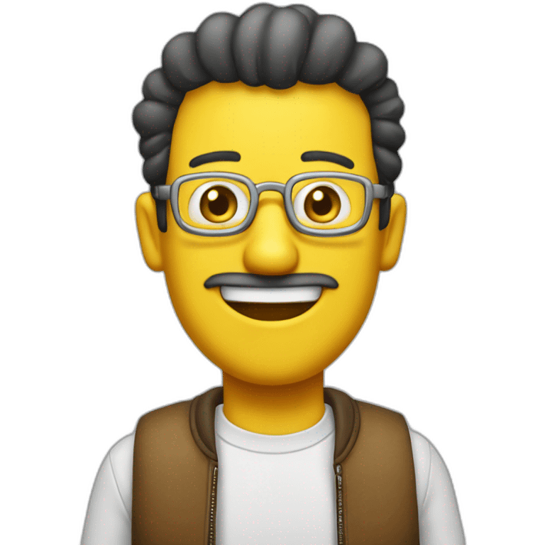 Bob l’éponge avec un sourire drôle  emoji