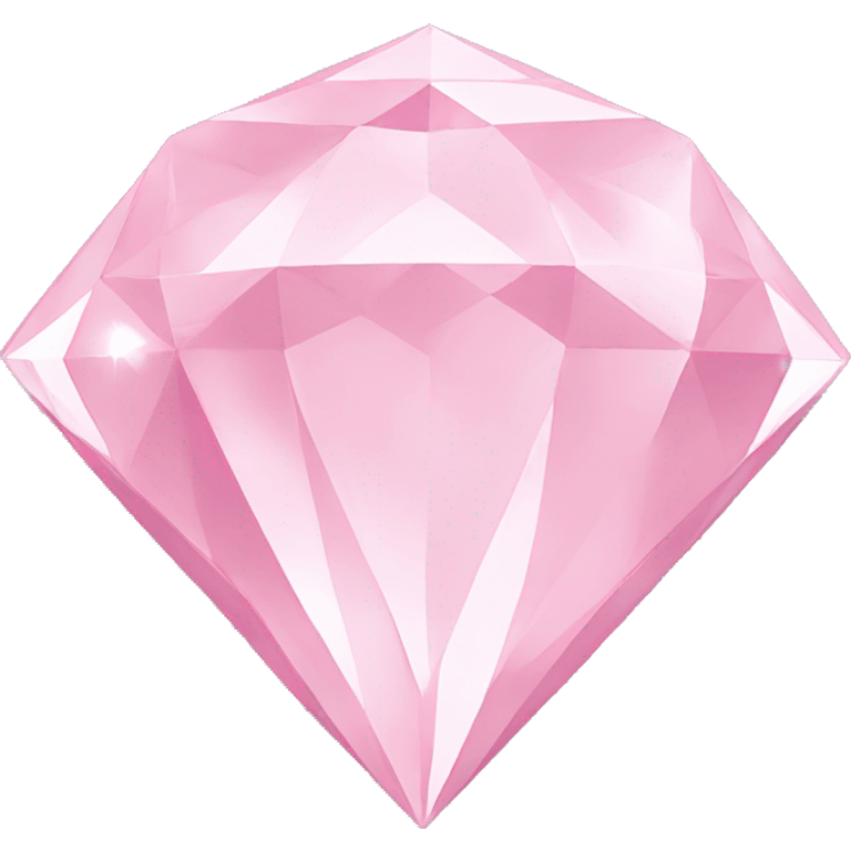 Pastel pink diamond  emoji