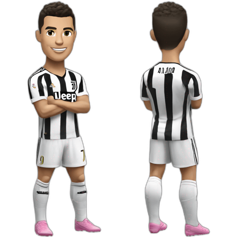 Cristiano Ronaldo con camisa de la Juventus  emoji