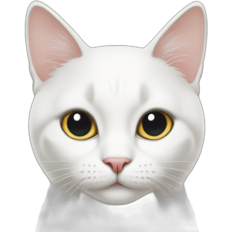 white cat emoji