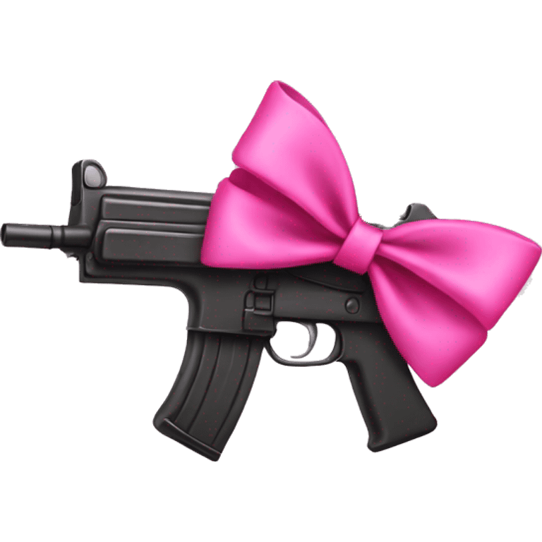 Smg with pink bow emoji