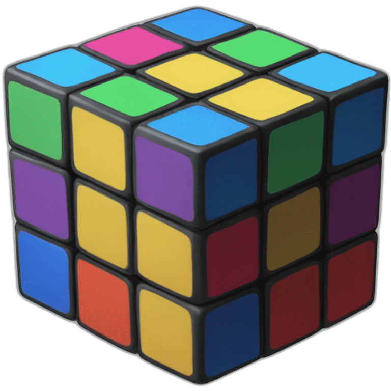 Rubiks cube emoji