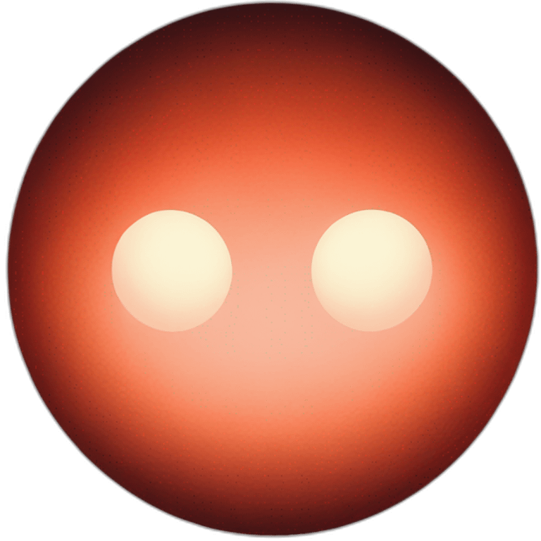 Red moon emoji