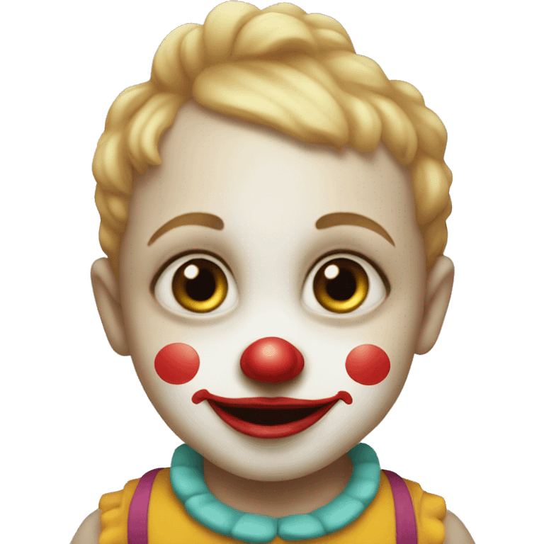 Baby clown emoji