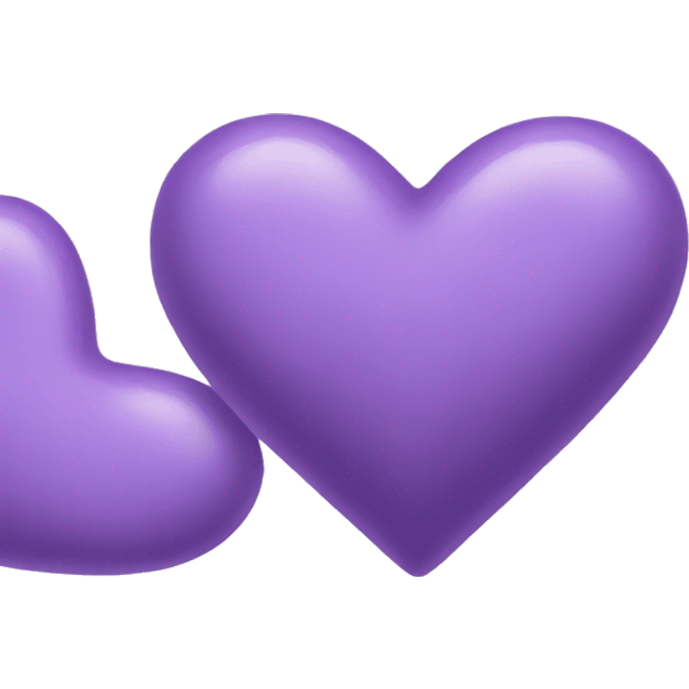 lavender heart emoji