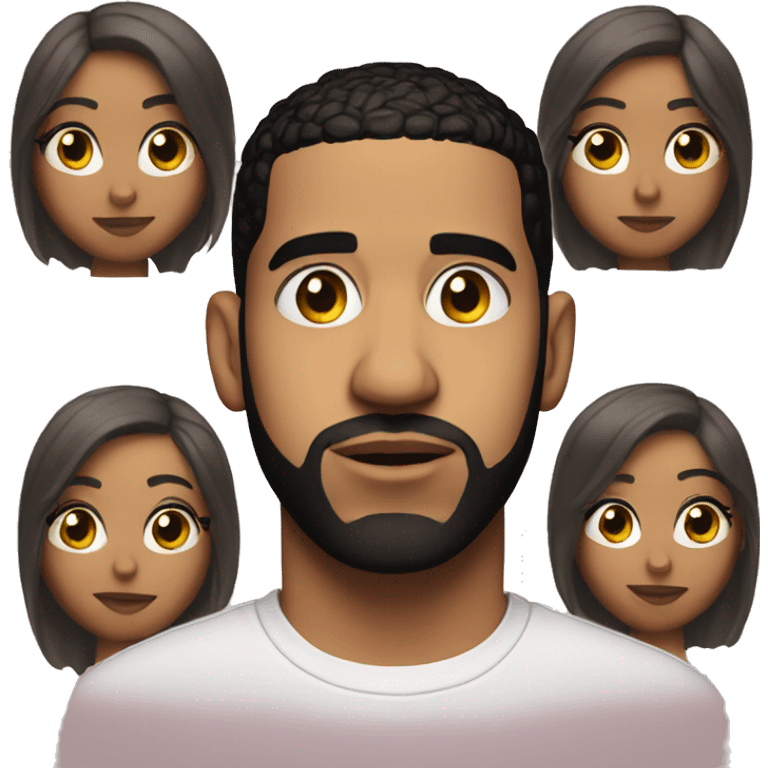 Side eye from drake emoji