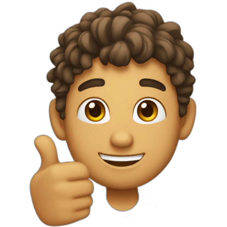 Ambreon with his thumbs up emoji