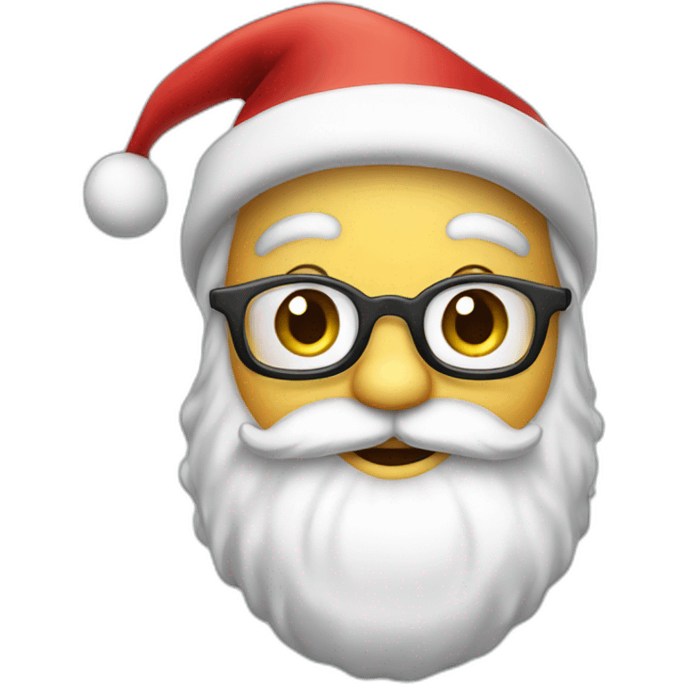 Very cute Santa Claus emoji