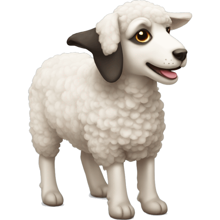 Dog lamb emoji