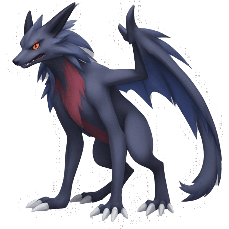  Nargacuga-Zoroark-Lombax-Sergal-Vernid-Fakemon full body emoji