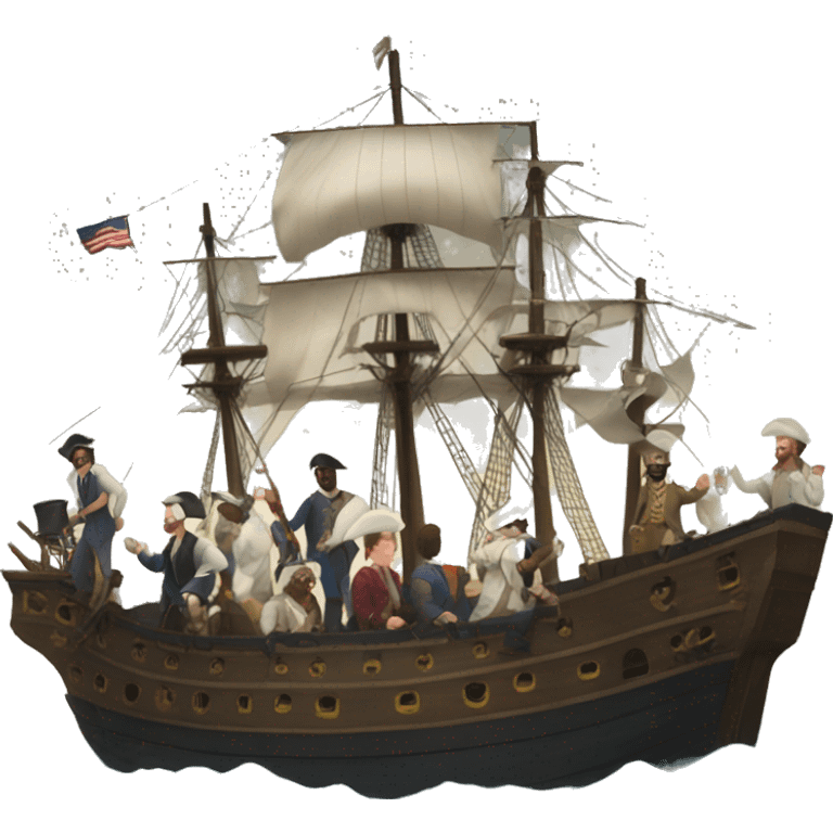 boston tea party emoji