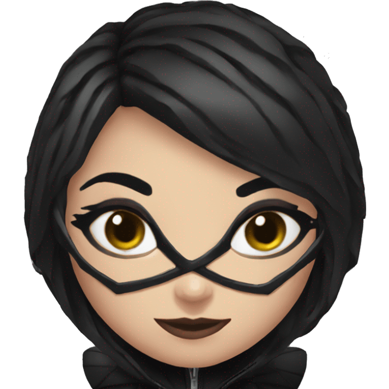 Spider girl black suit venom emoji