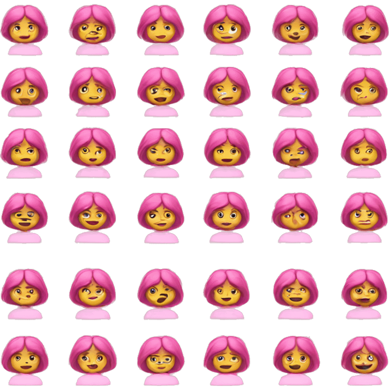 pink emojis emoji