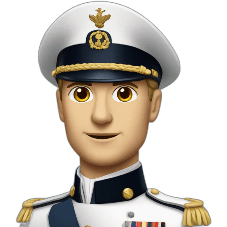 Big French navy officer emoji