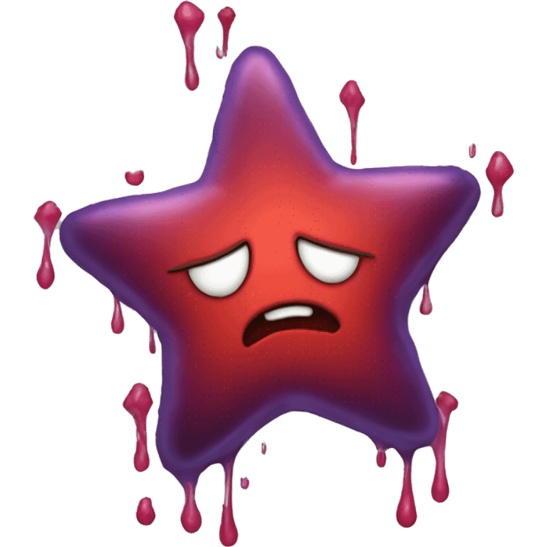 bleeding star emoji