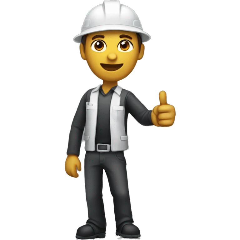 full body picture of tmobile worker emoji