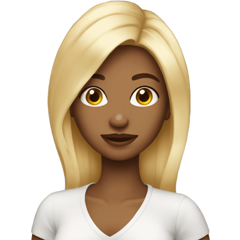 Girl blondie coquetee emoji