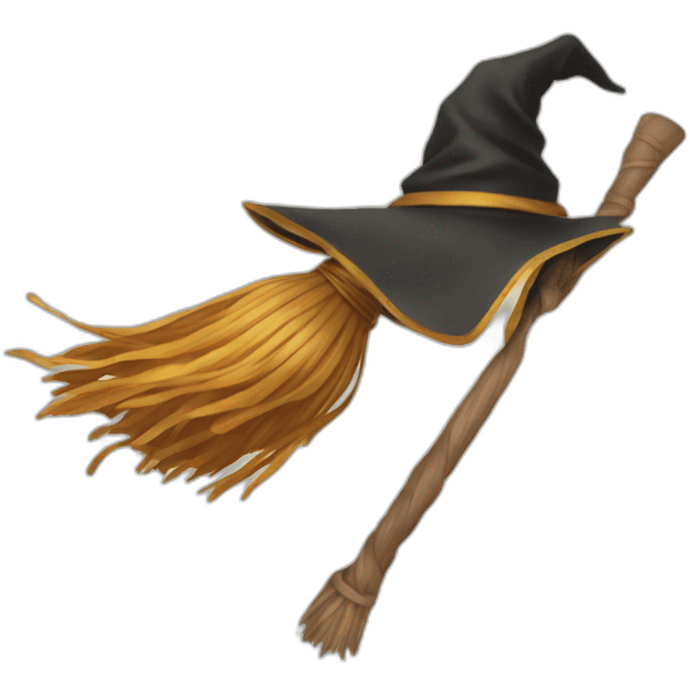 Emoji Harry potter flying broom emoji