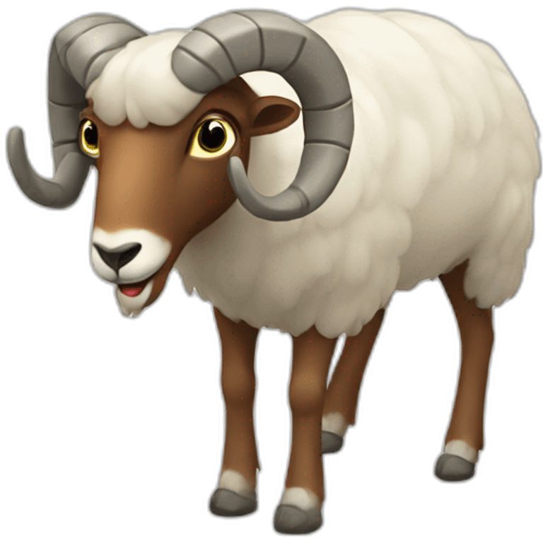 ram with six legs emoji