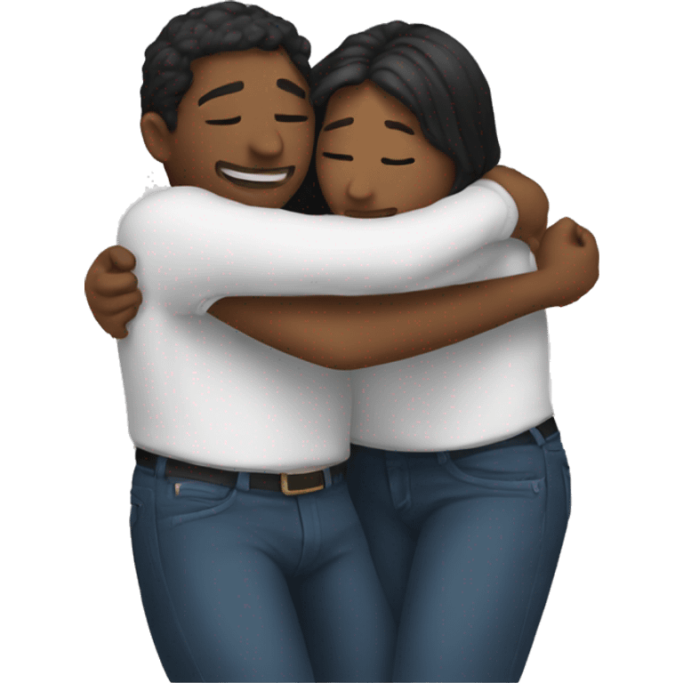 2 people hugging emoji