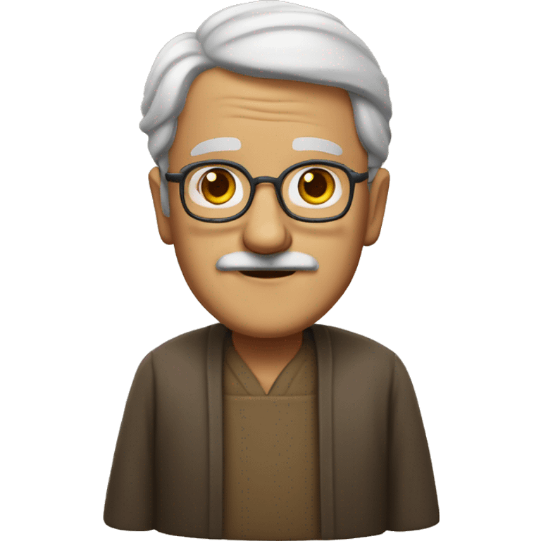 wise middle-aged man emoji