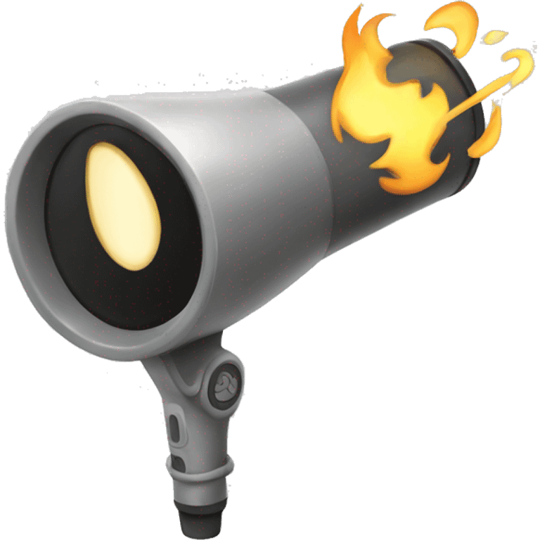 torch with headphones emoji