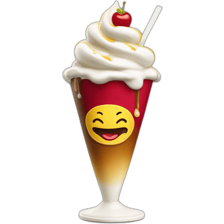 McDonald's sundae emoji