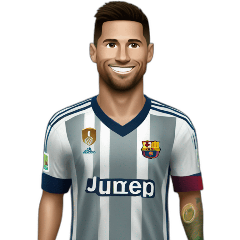 ronaldo love with messi emoji