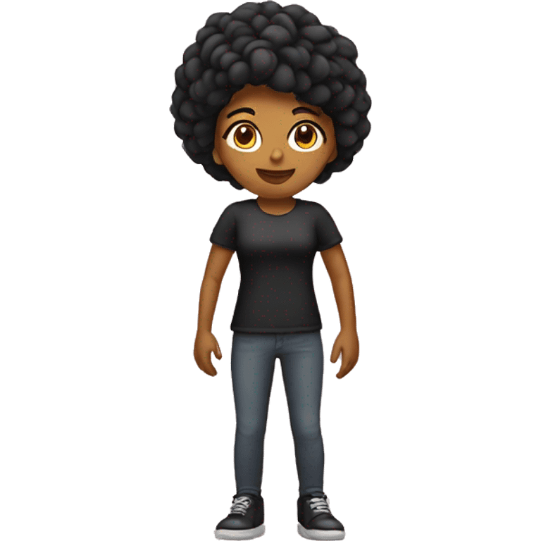 Chica negra emoji