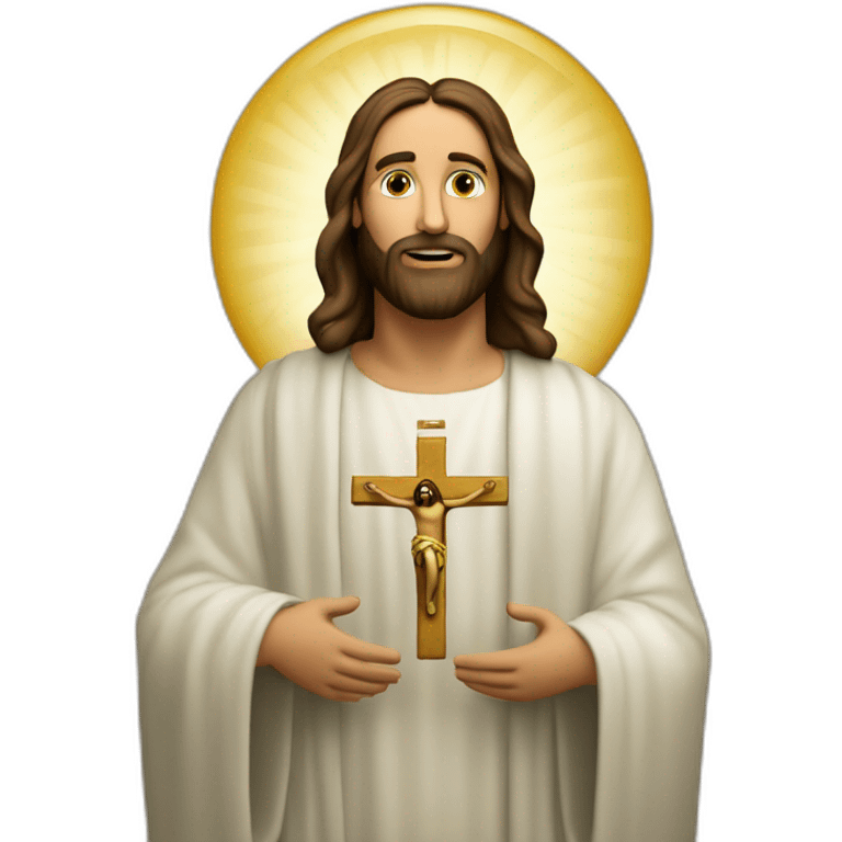 the Sanhedrin in front of Jesus emoji